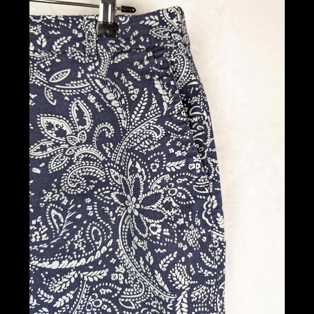 Talbots the Weekend Shorts Women's 16 Navy Blue White 6.5" Short - Picture 5 of 12